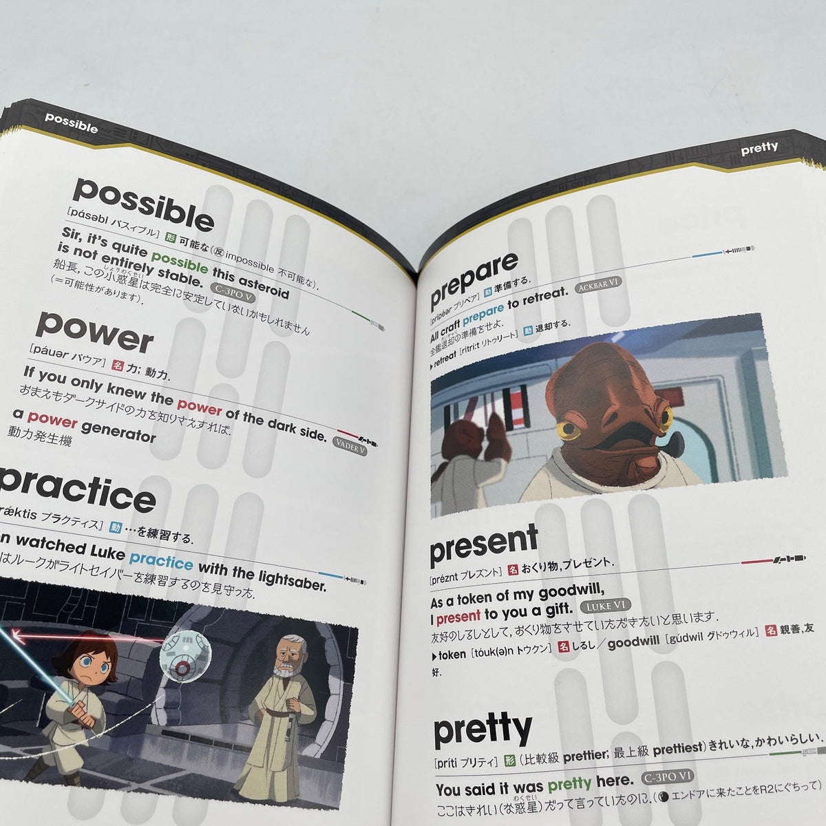 Star Wars English Japanese Language Dictionary for Padawan Learners Book Gakken