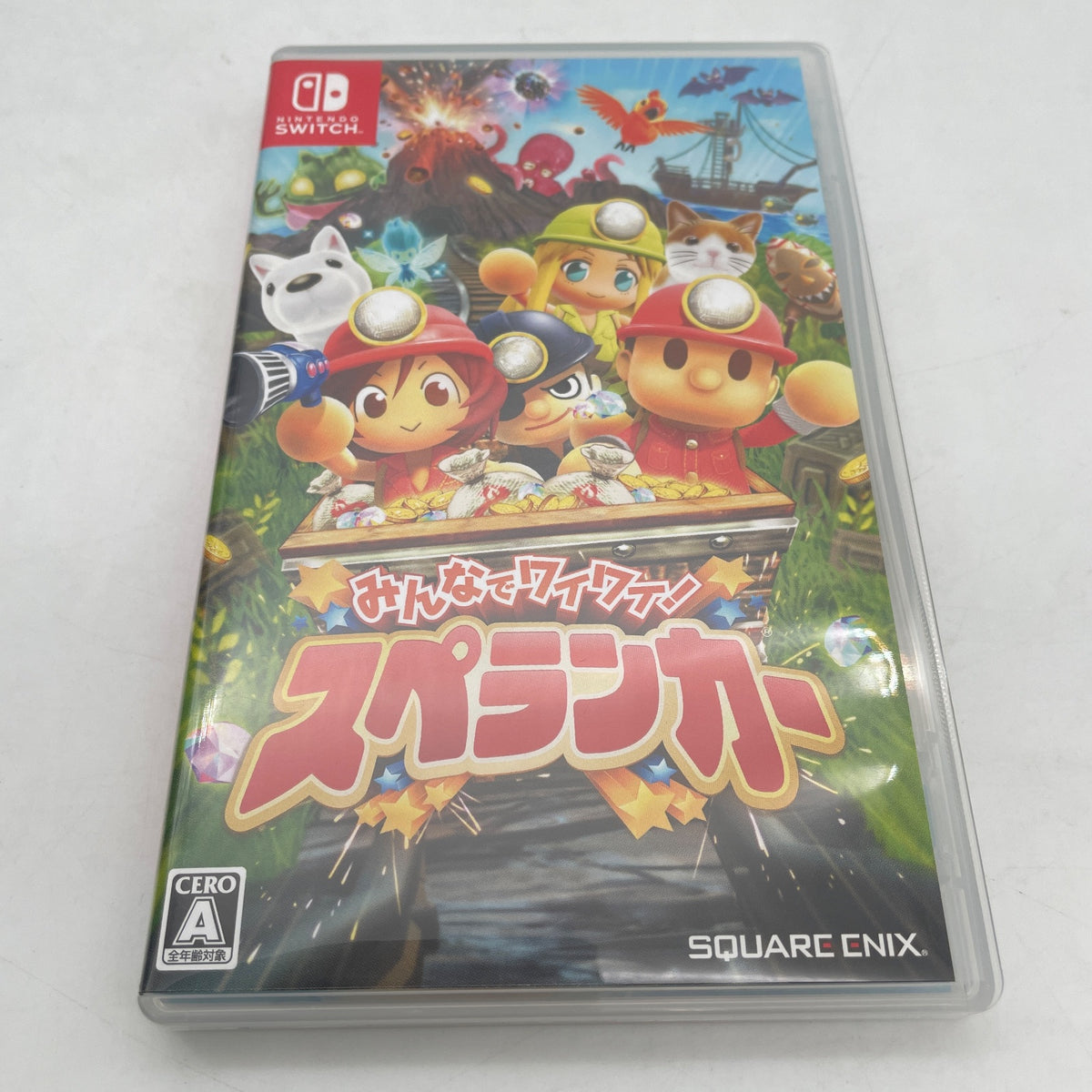 Nintendo Switch Minna de Wai Wai! Spelunker SQUARE ENIX Japan Import Game