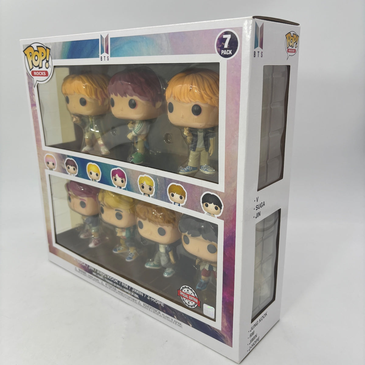 BTS Funko POP ROCKS 7 Pack Figure KPOP Toy V JIN JUNG KOOK RM JIMIN SUGA J-HOPE