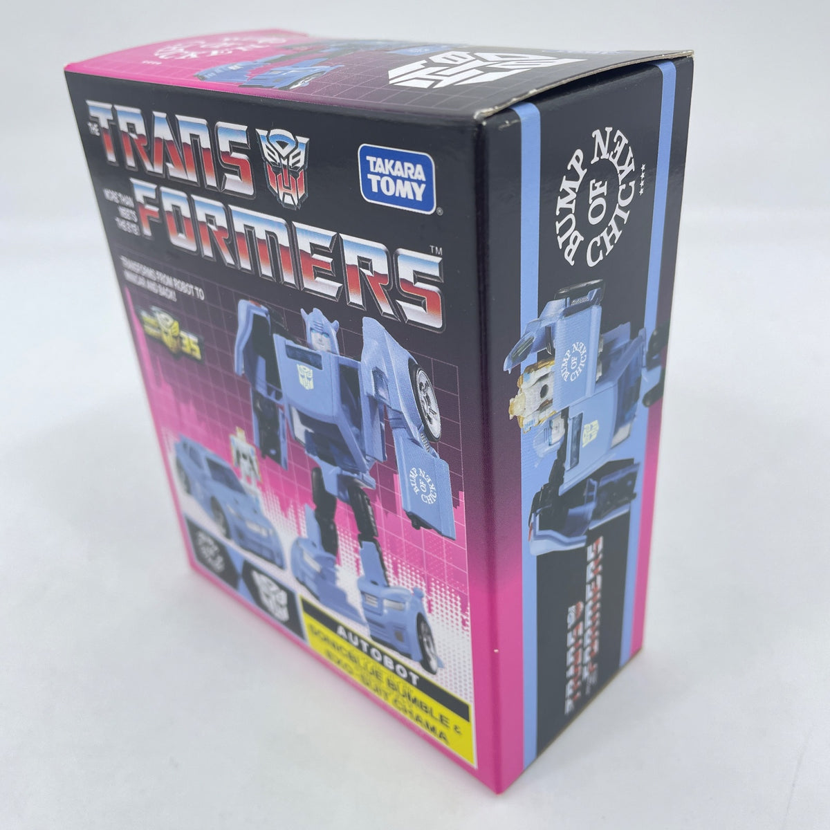 Figure TRANSFORMERS SONICBLUE BUMBLE & EXO-SUIT CHAMA BUMP OF CHICKEN