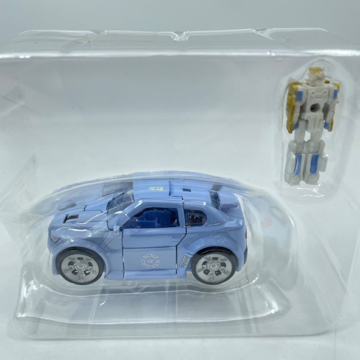 Figure TRANSFORMERS SONICBLUE BUMBLE & EXO-SUIT CHAMA BUMP OF CHICKEN