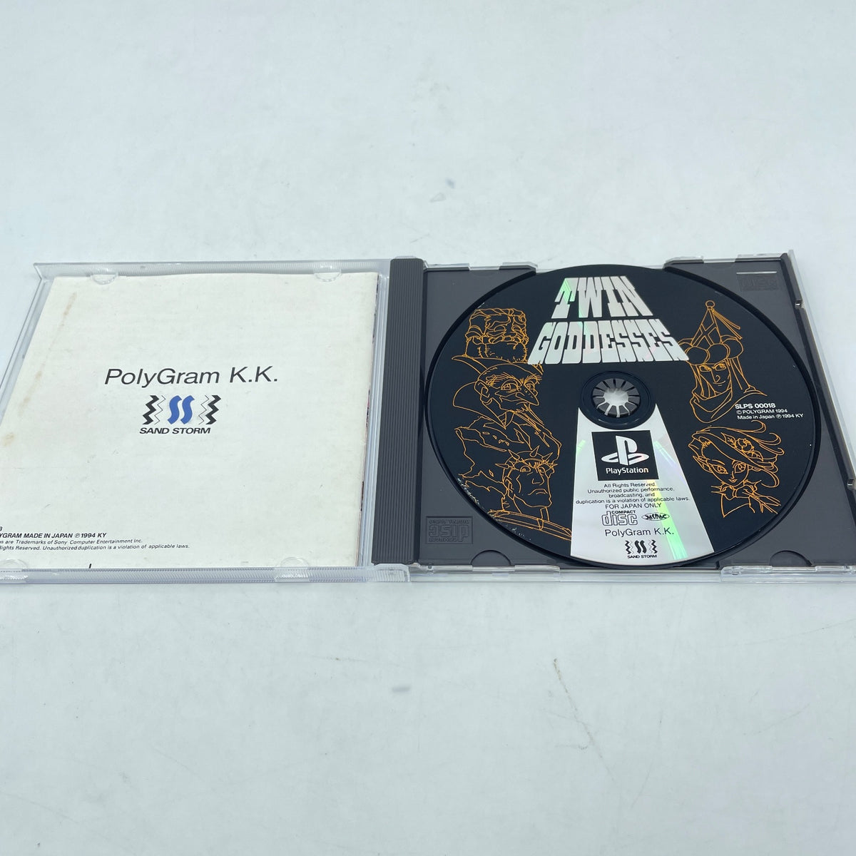 PS1 TWIN GODDESSES Gottesu Sony PlayStation 1 Japan Import