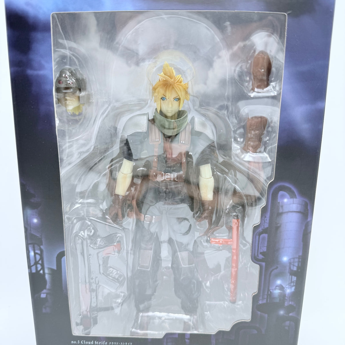 PLAY ARTS Cloud Strife FINAL FANTASYVII CRISIS CORE Action Figure Japan Import