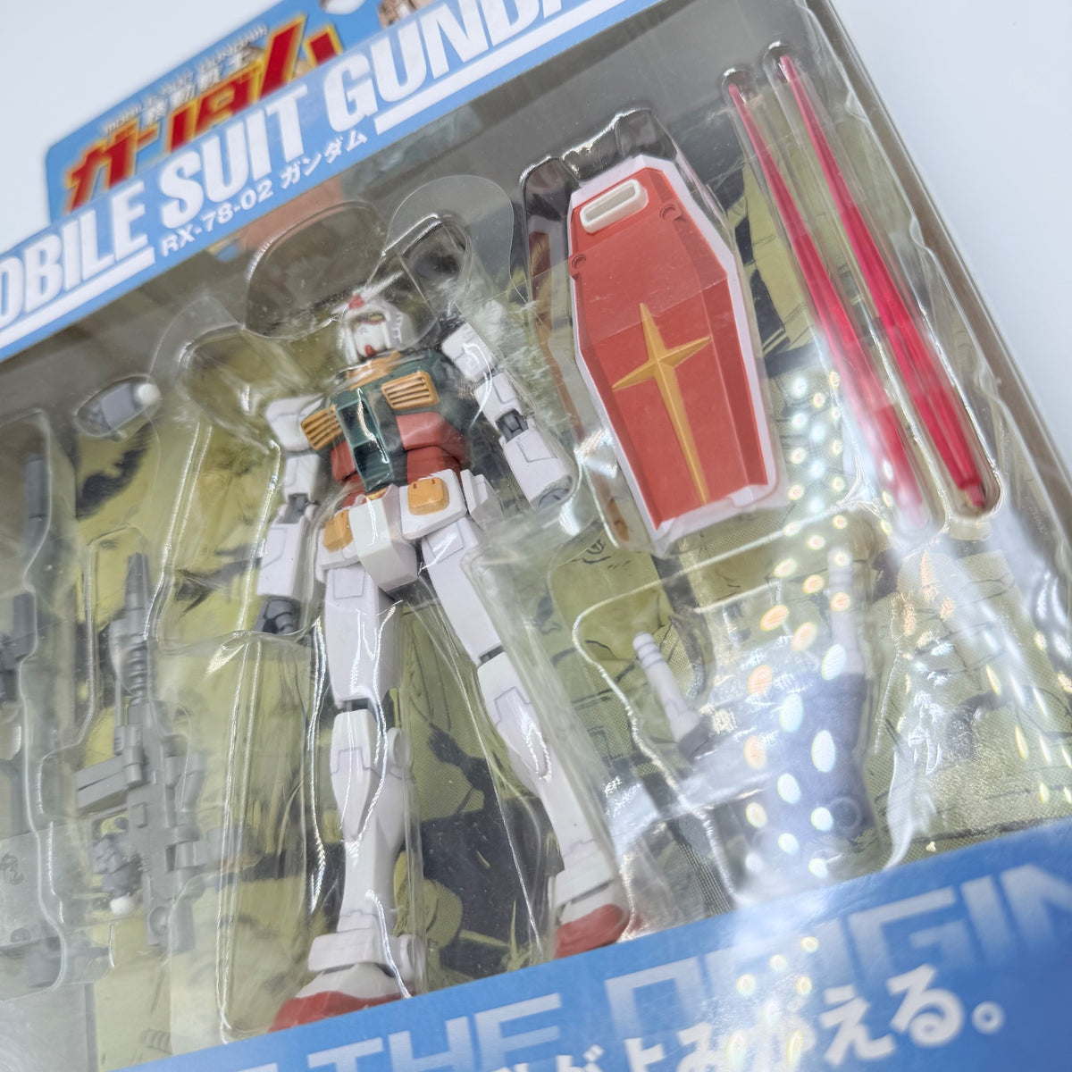 The Origin RX-78-02 Gundam Action Figure Mobile Suit Gundam Japan BANDAI