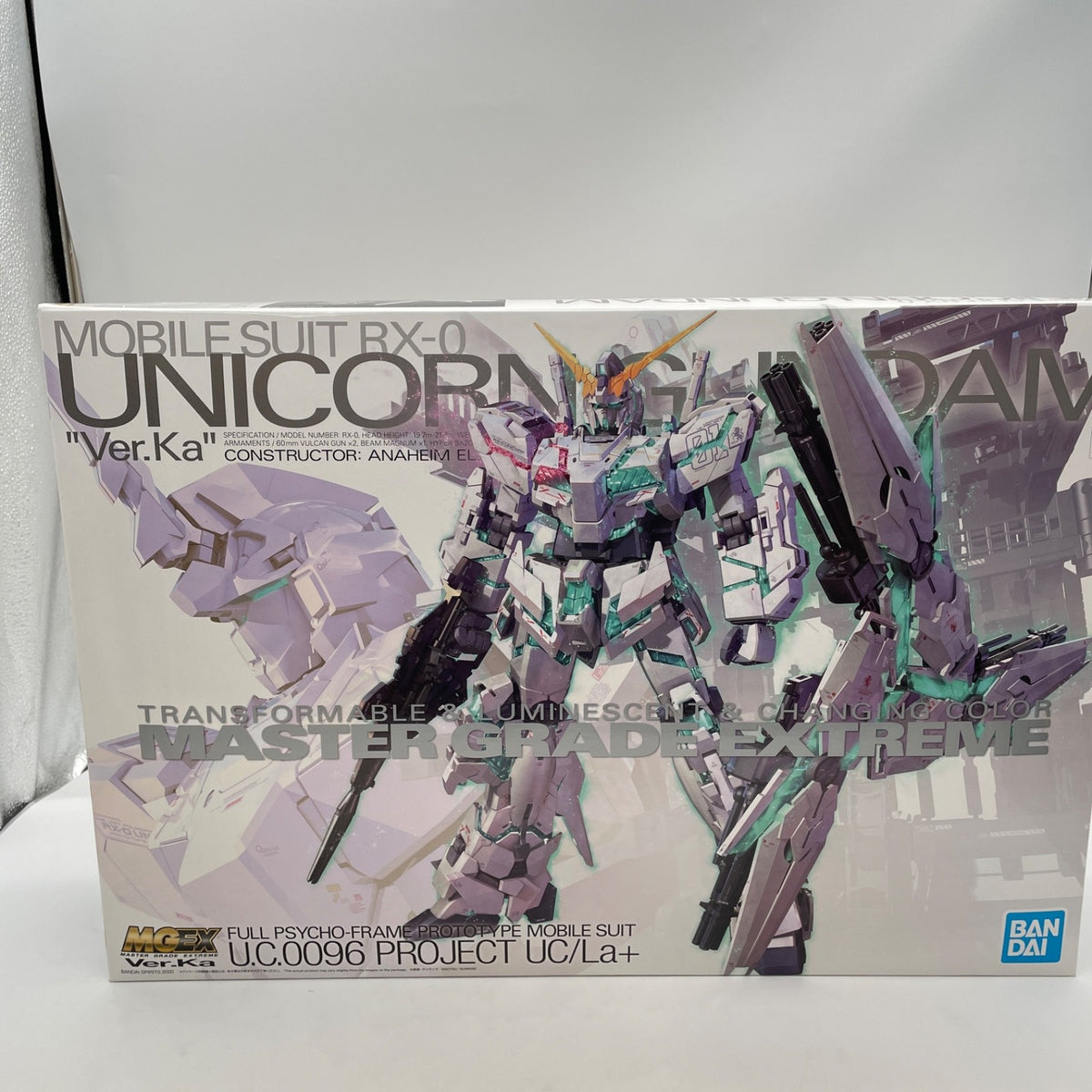 1/100 MGEX RX-0 Unicorn Gundam Ver. Ka Mobile Suit Gundam UC BANDAI