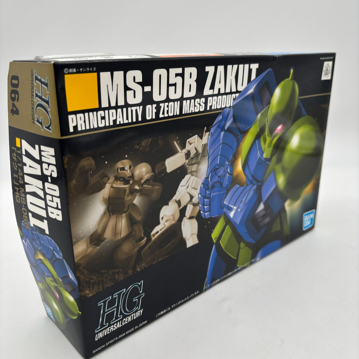 BANDAI Spirit HGUC 1/144 MS-05B Zaku I Mobile Suit Gundam JAPAN