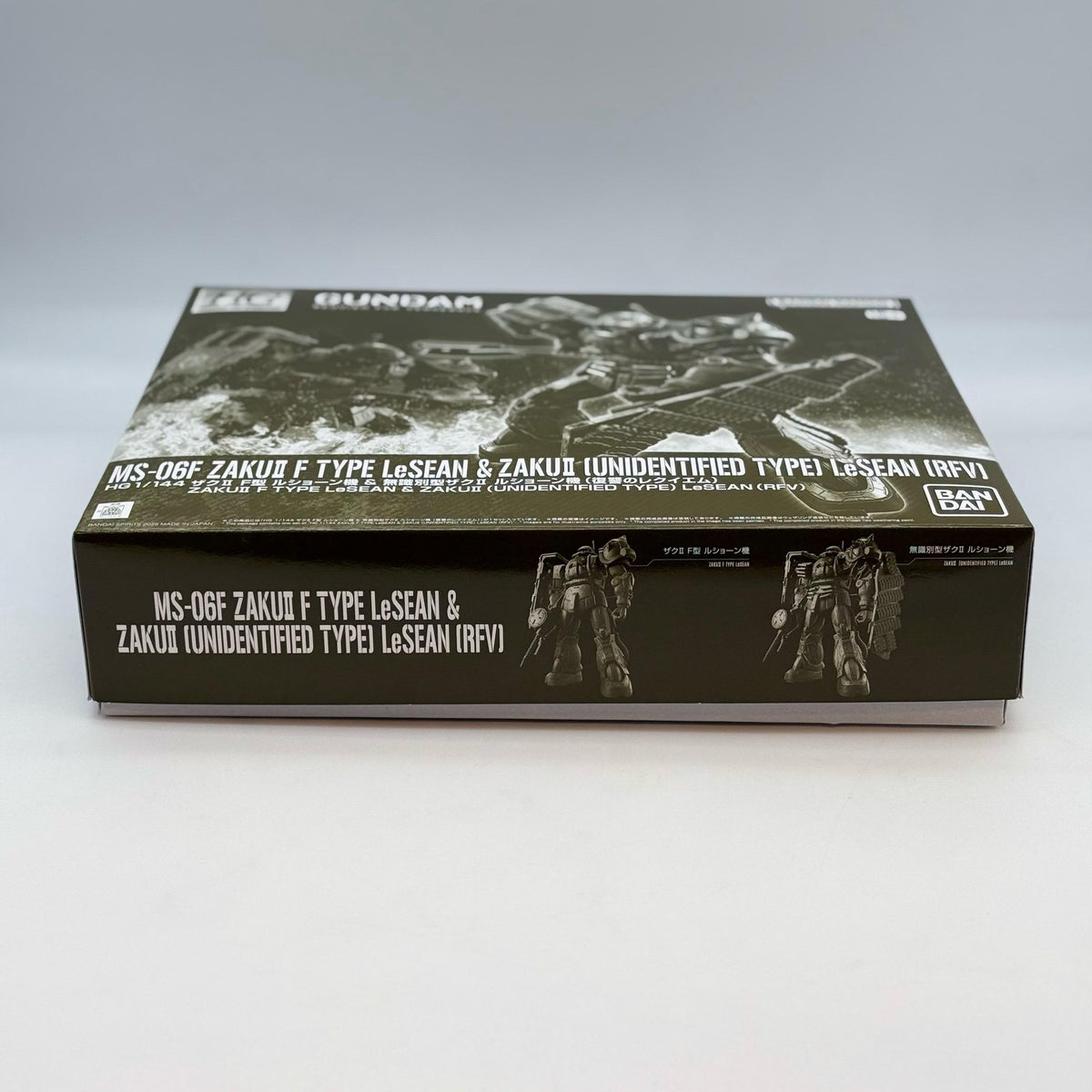 Premium Bandai HG 1/144 Zaku II F Type LeSEAN & Unidentified Type RFV Kit JAPAN