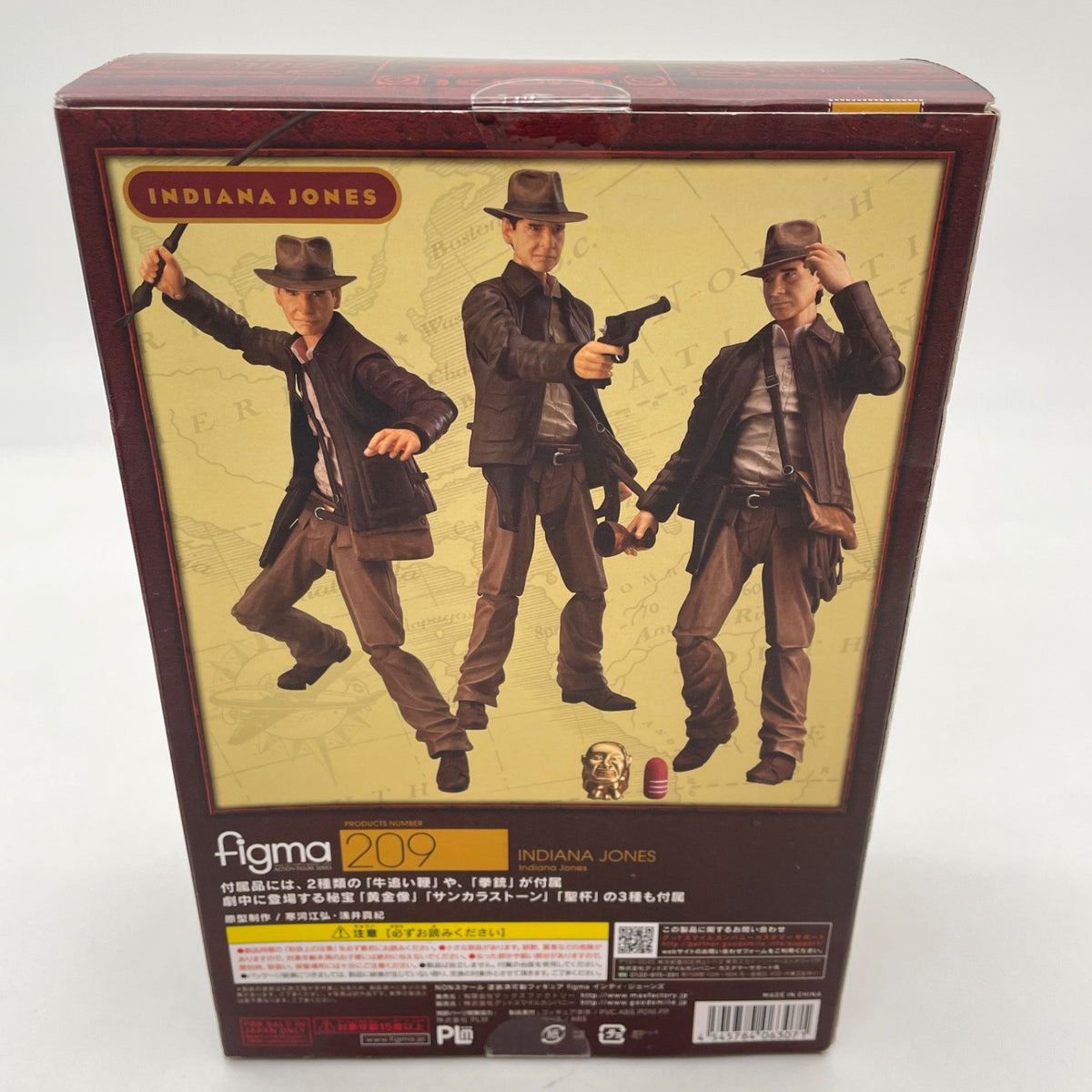 Figma Indiana Jones PVC Painted Action Figure Max Factory Japan Import