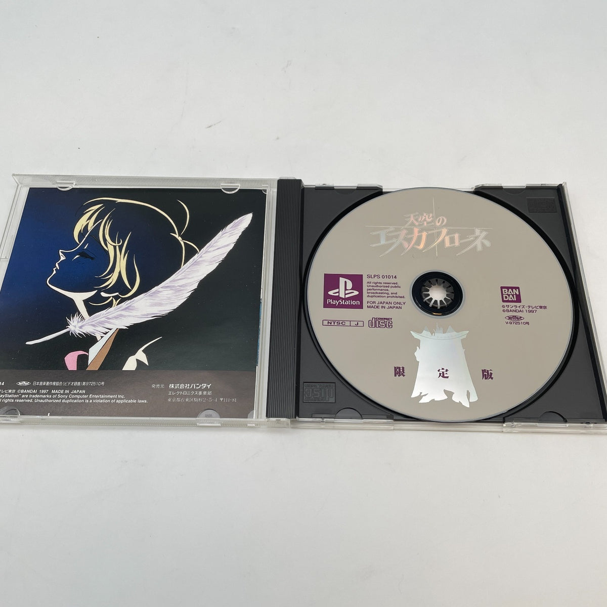 PS1 The Vision of Escaflowne Limited Edition Tarot Cards Playstation japan