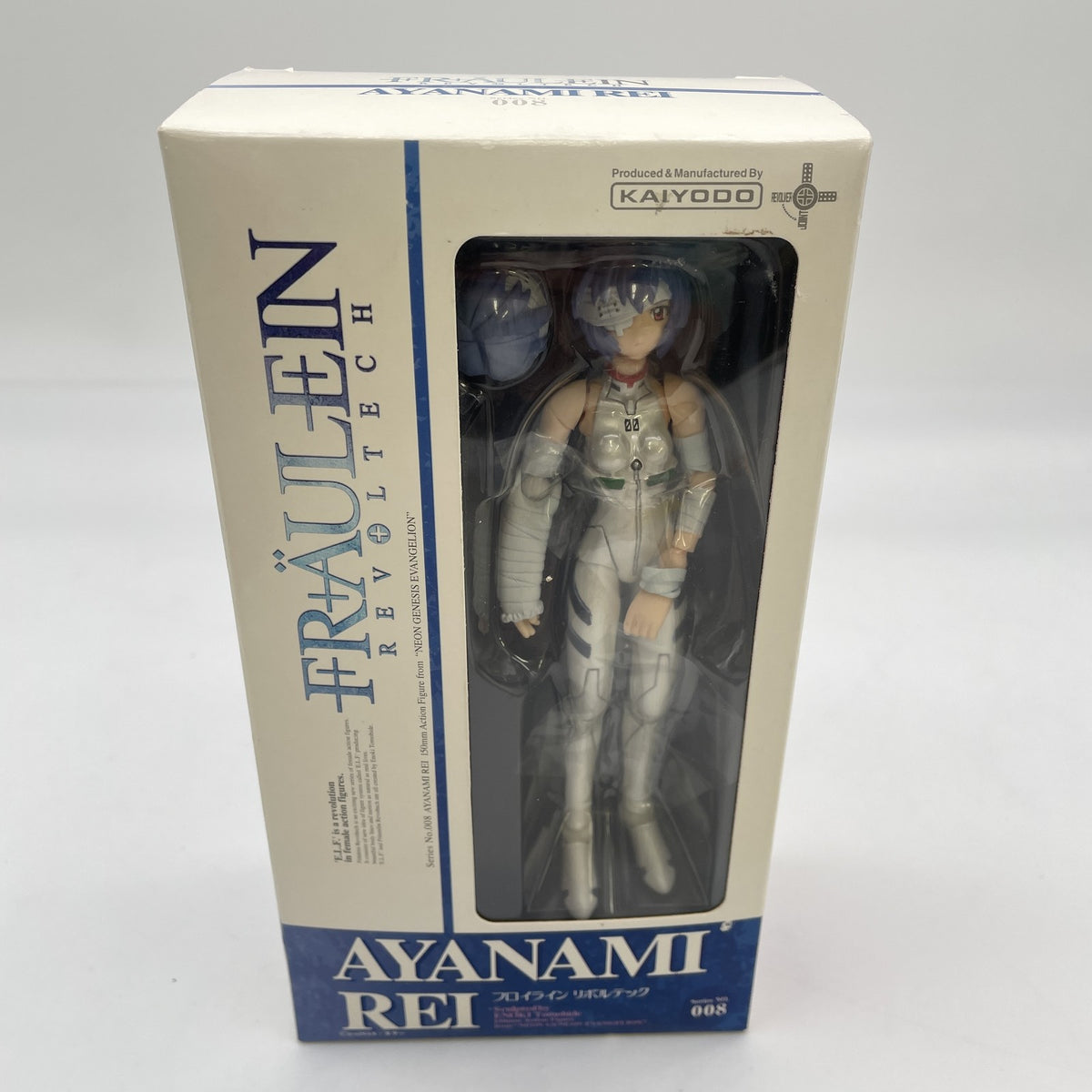 Rei Ayanami FRAULEIN Revoltech 008 Figure bandage version Evangelion Kaiyodo Toy