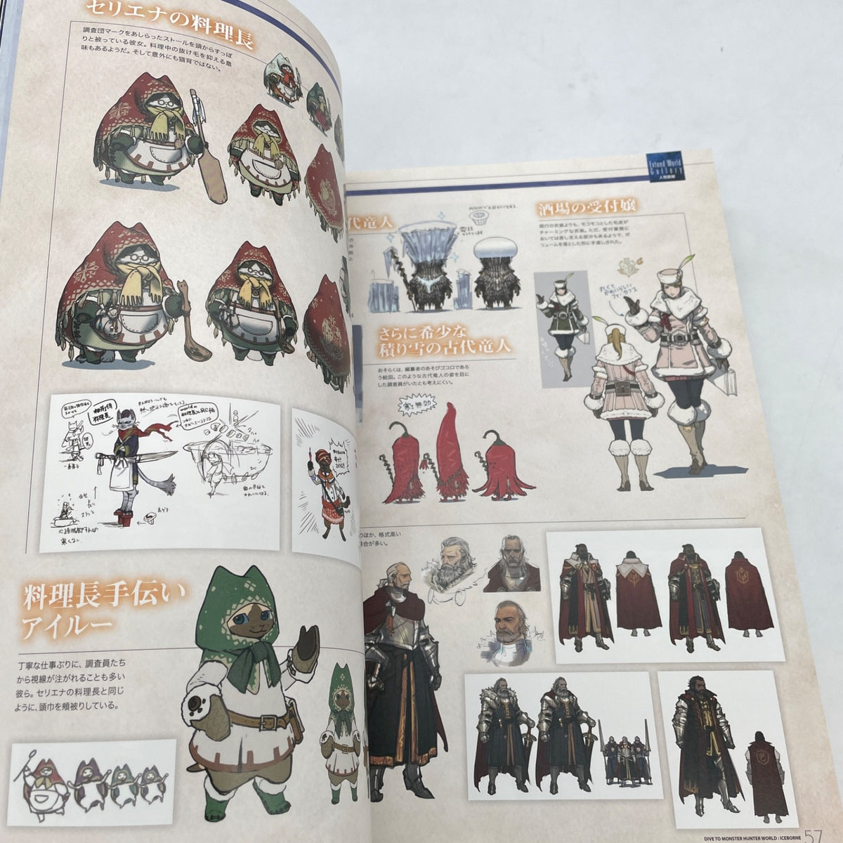 DIVE TO MONSTER HUNTER WORLD ICEBORNE Official Art Book CAPCOM