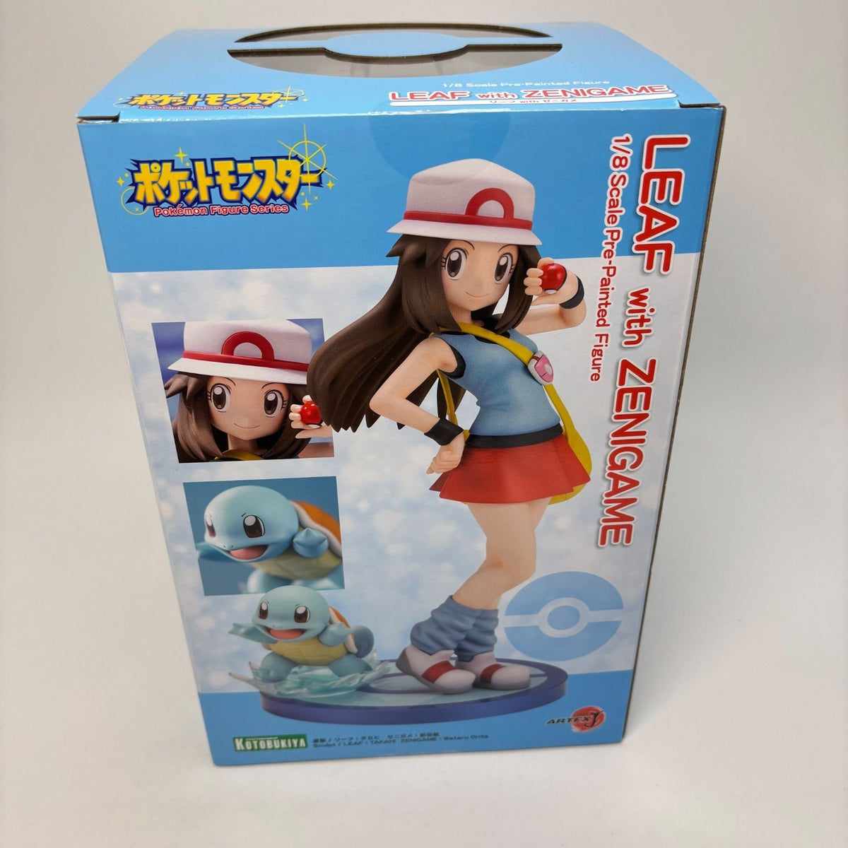 ARTFX J Pokemon Series Leaf with Squirtle 1/8 PVC Figure KOTOBUKIYA