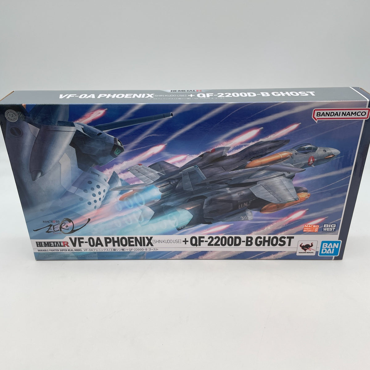 HI-METAL R VF-0A Phoenix Shin Kudo Model QF-2200D-B Ghost Macross Zero