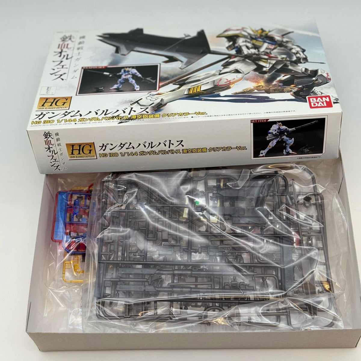 HG 1/144 Gundam Barbatos Smoothbore Cannon Equipped Clear Color Ver. BANDAI