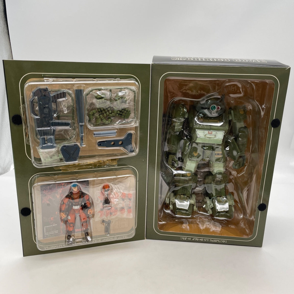 Armored Trooper Votoms 1/18 Scope Dog With Chirico Cuvie Action Figure TAKARA