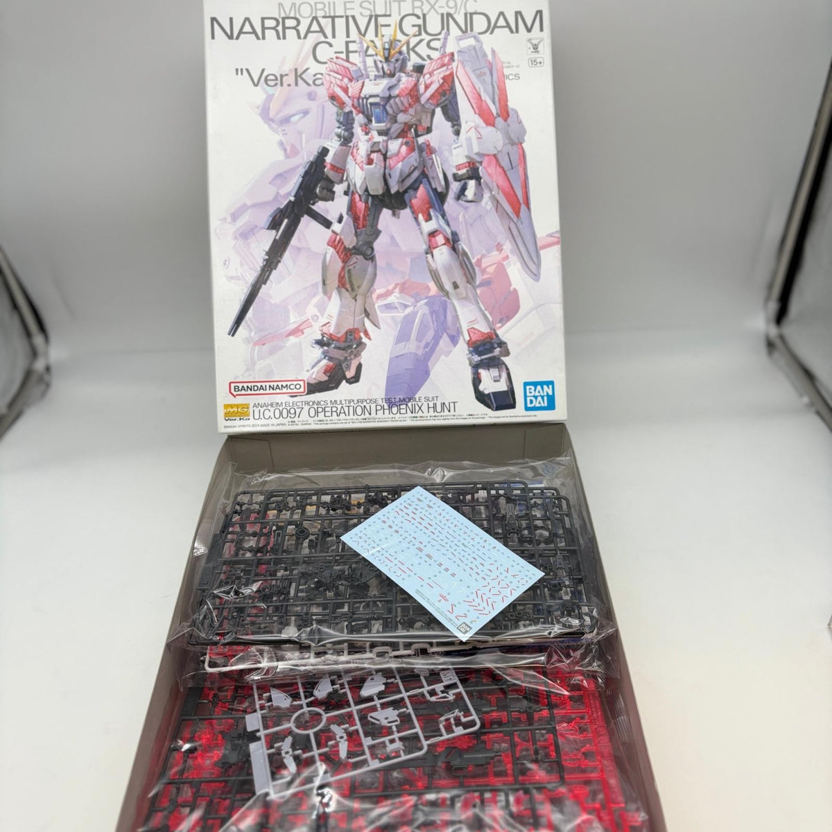 MG 1/100 RX-9/C Narrative Gundam C-Packs (Ver. Ka) Gundam Model Kit BANDAI