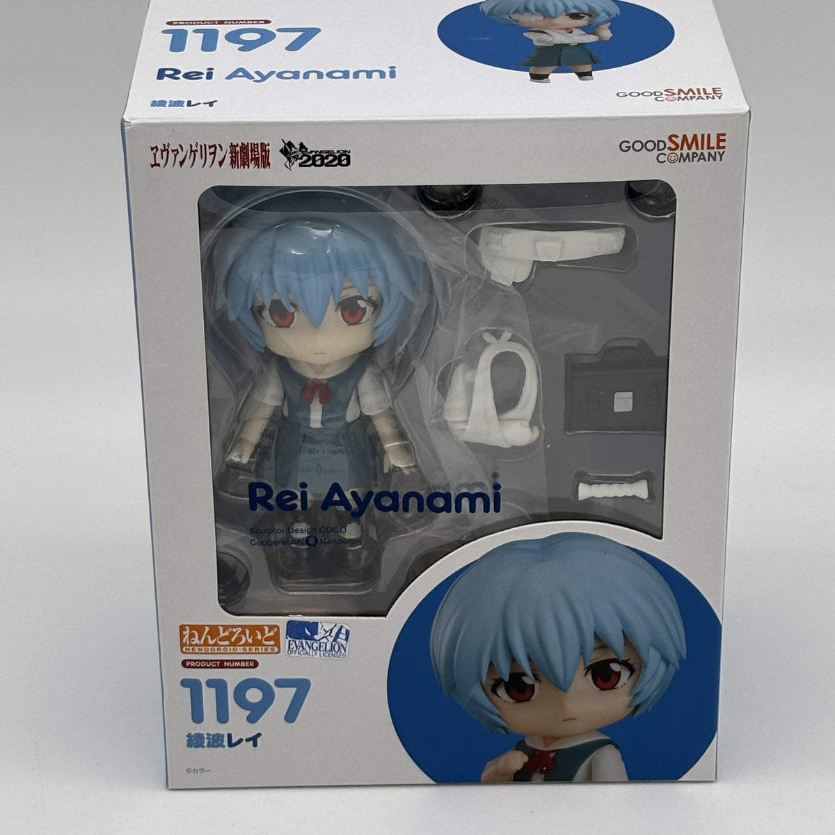 Nendoroid Rebuild of Evangelion Rei Ayanami Figure #1197 Good Smile Company