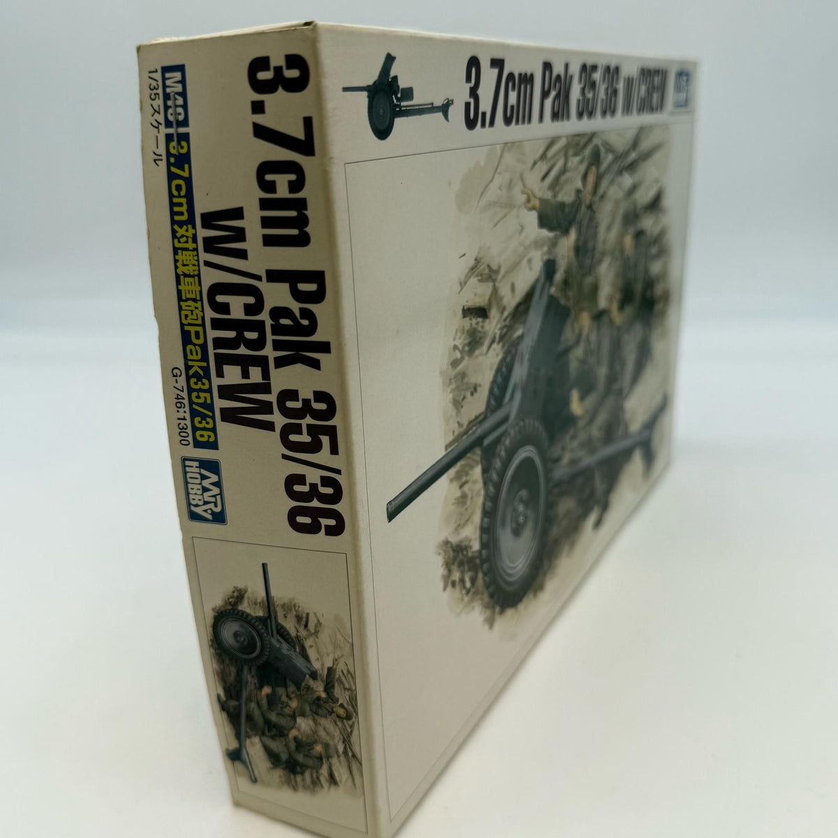 Mr. Hobby 1/35 3.7cm Pak 35/36 w Crew Model Kit JAPAN