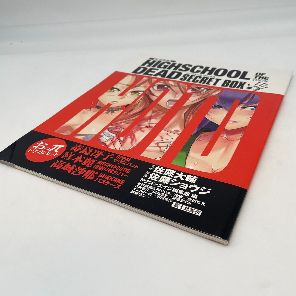 HIGHSCHOOL OF THE DEAD Secret Box Art Set Book From Japan