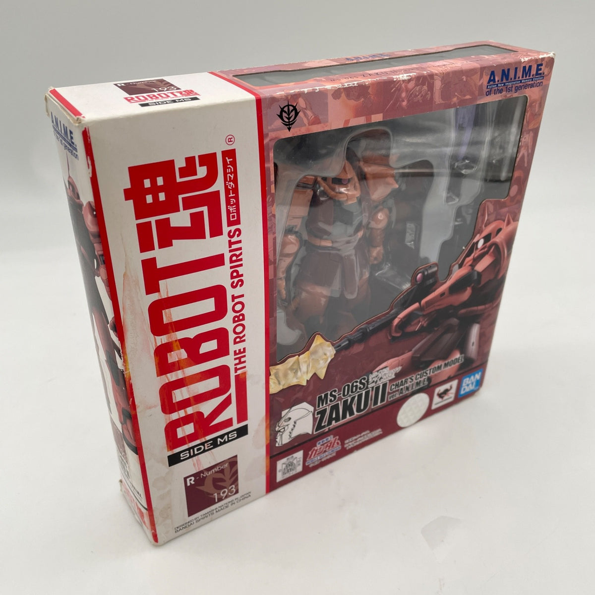 BANDAI ROBOT SPIRITS GUNDAM MS-06S ZAKU II CHAR'S CUSTOM ver. A.N.I.M.E. JP