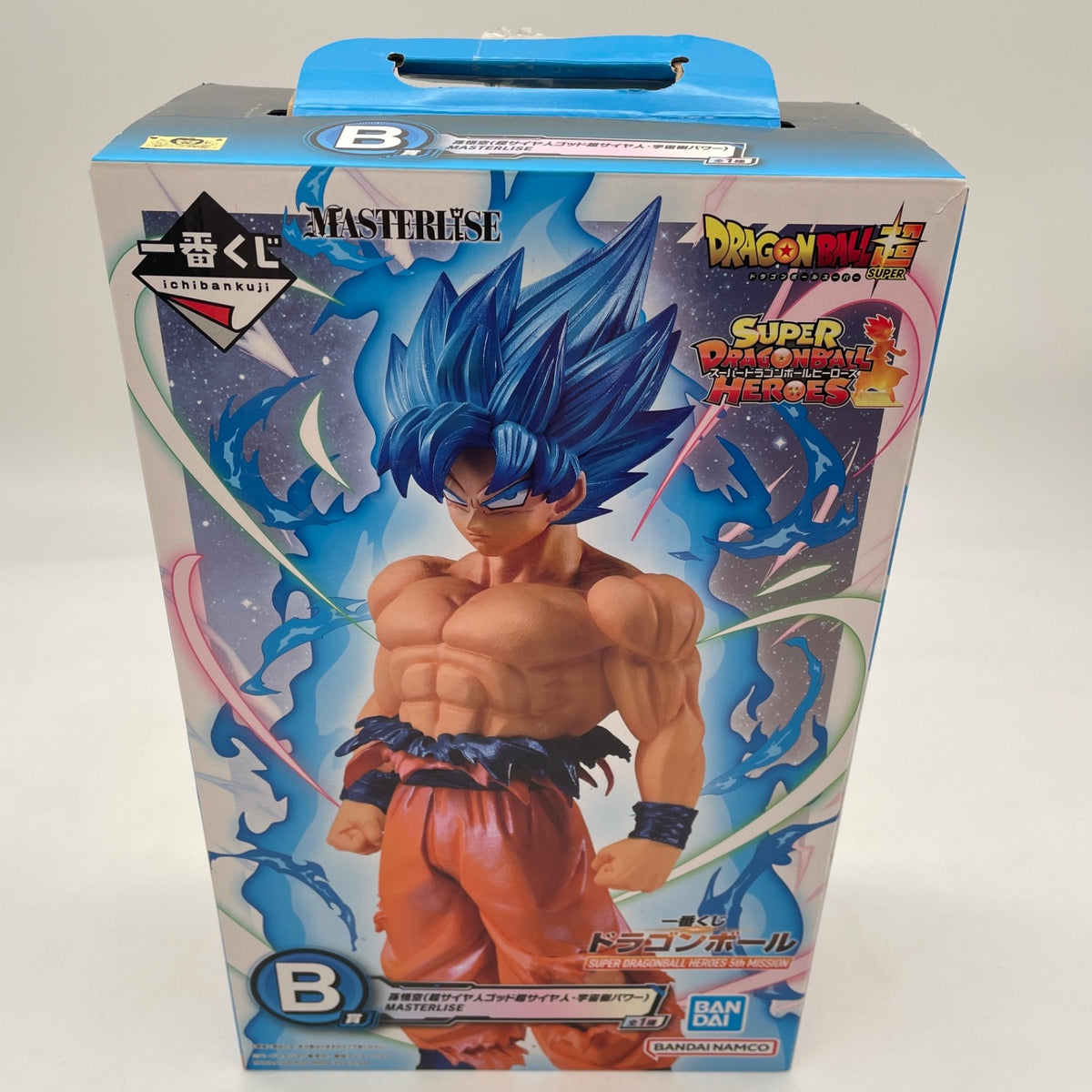 Dragon Ball SUPER HEROES 5th MISSION Saiyan God Son Goku Figure Ichiban Kuji B