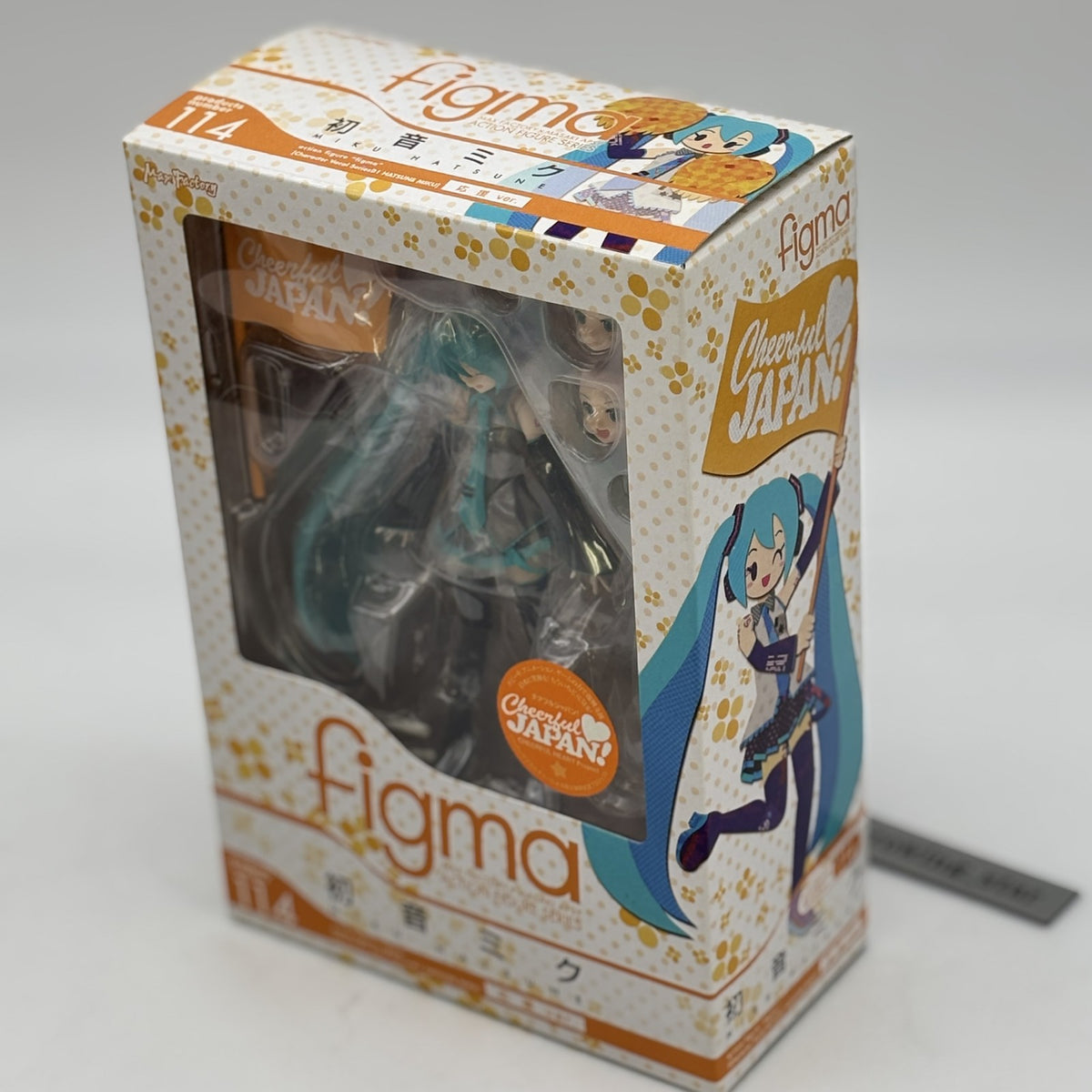 Hatsune Miku Figure Cheerful JAPAN! Figma 114 Support ver. Max Factory Japan