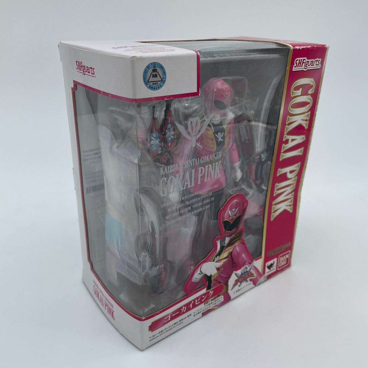 S.H.Figuarts Kaizoku Sentai Gokaiger Gokai Pink Action Figure Bandai Japan Used