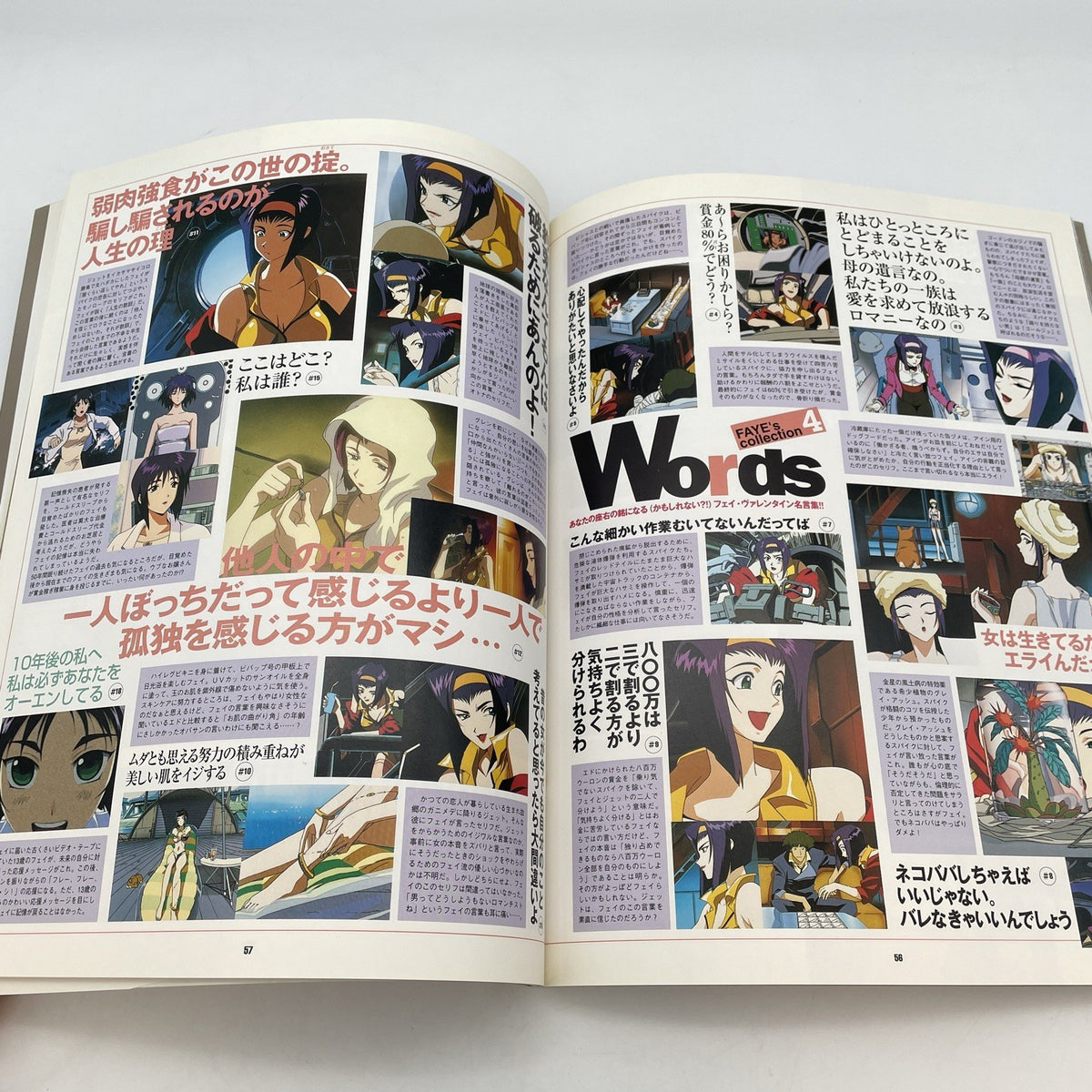 COWBOY BEBOP Characters Collection Poster Art Book Anime 1999 Japan