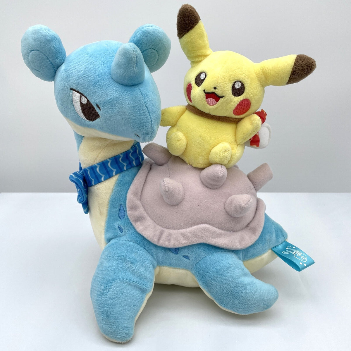 Stuffed toy Pikachu & Laplace Riding on Laplace Pokemon Center Limited