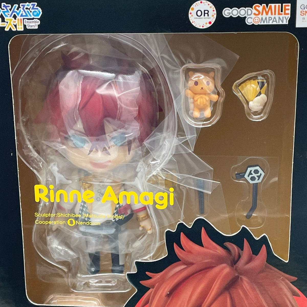 Nendoroid Ensemble Stars Music Rinne Amagi Action Figure #2042 Orange Rouge