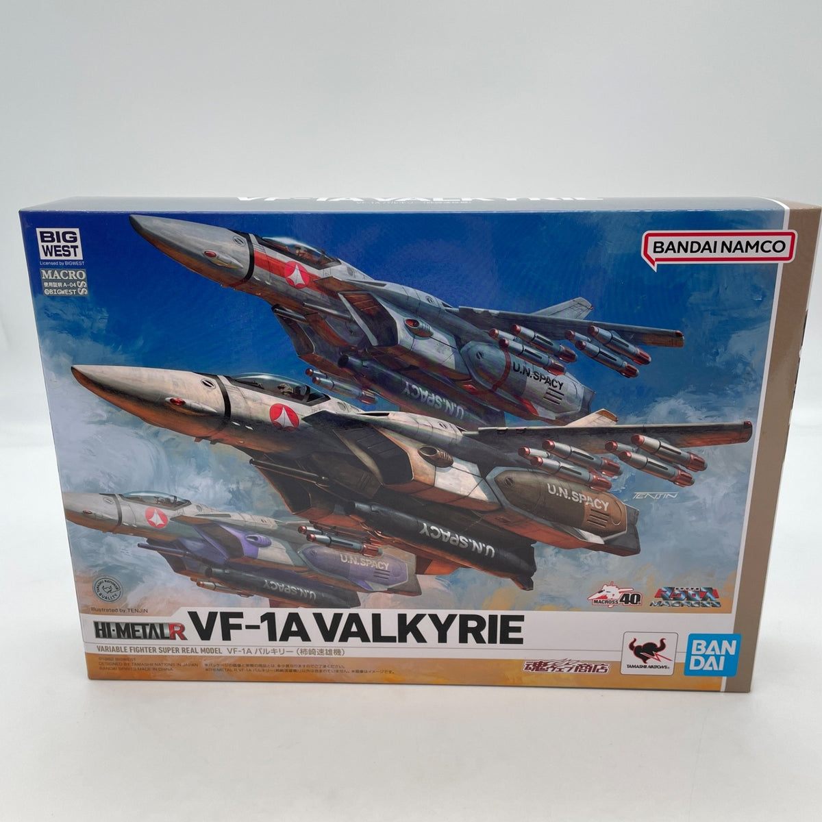 HI-METAL R Super Dimension Fortress Macross VF-1A Valkyrie Kakizaki Hayao