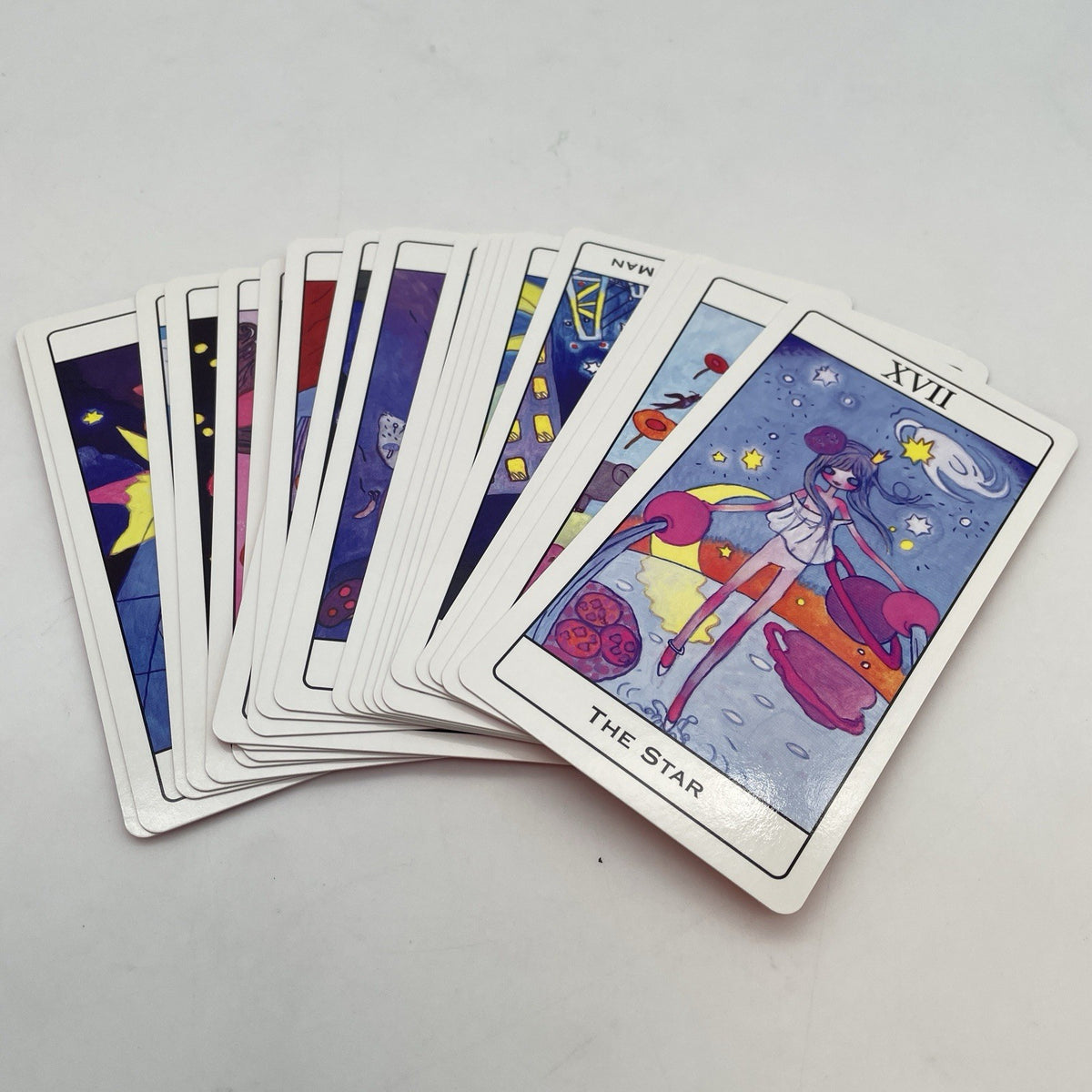 Spiritual Tarot cards deck 22 sheets Aya Takano Introduction Beginners