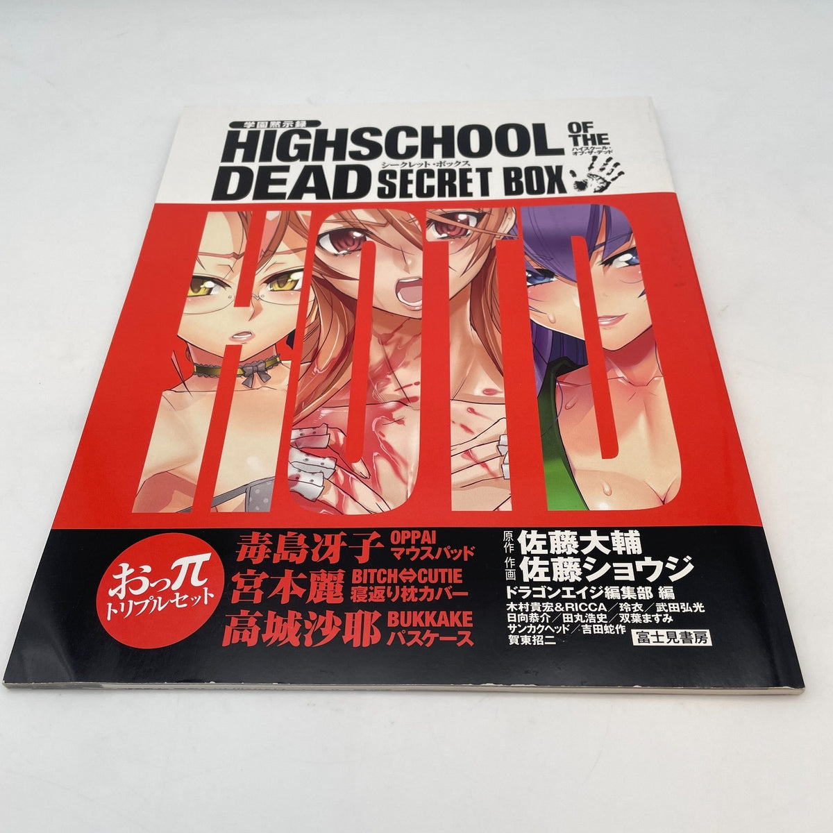 HIGHSCHOOL OF THE DEAD Secret Box Art Set Book From Japan