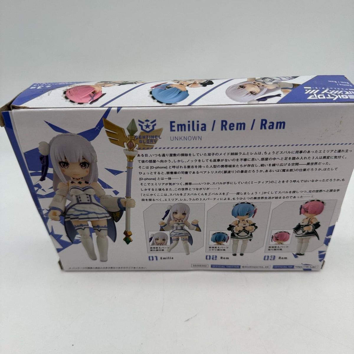 Emilia Trading Figure Desktop Army Re:Zero Starting Life in Another World japan
