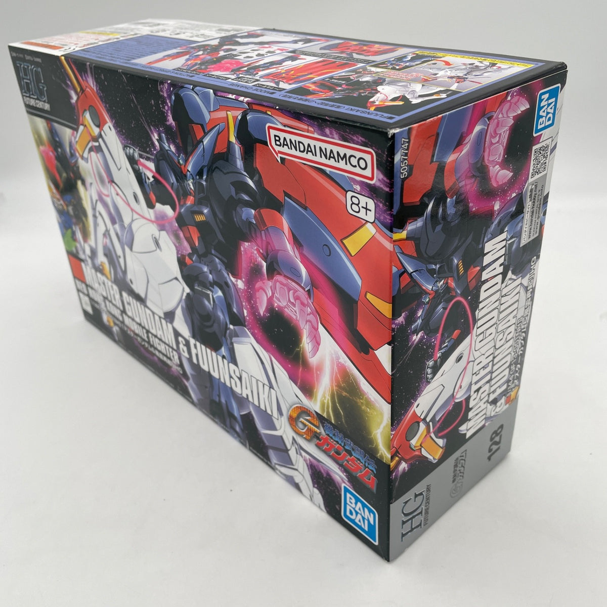 BANDAI 1/144 HGFC Master Gundam and Fuunsaiki Mobile Fighter G Gundam Model kit