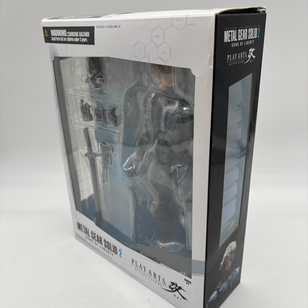 PLAY ARTS Kai Raiden Action Figure SONS OF LIBERTY METAL GEAR SOLID2 Japan