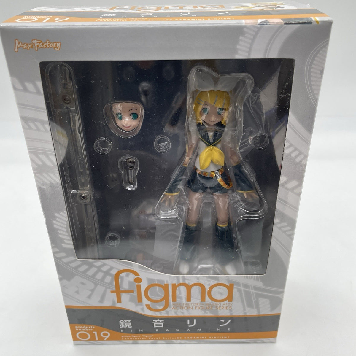 figma Vocaloid Kagamine Rin Figure #019 Max Factory Japan Import