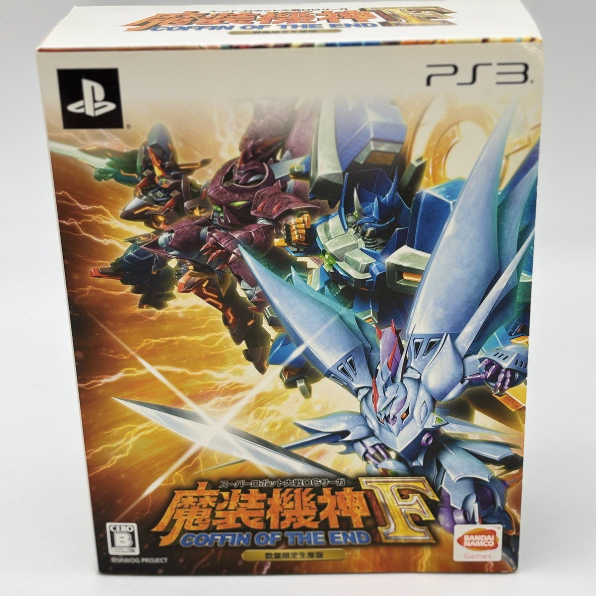 PS3 Super Robot Wars OG Saga Masou Kishin F Coffin of The End Limited Edition