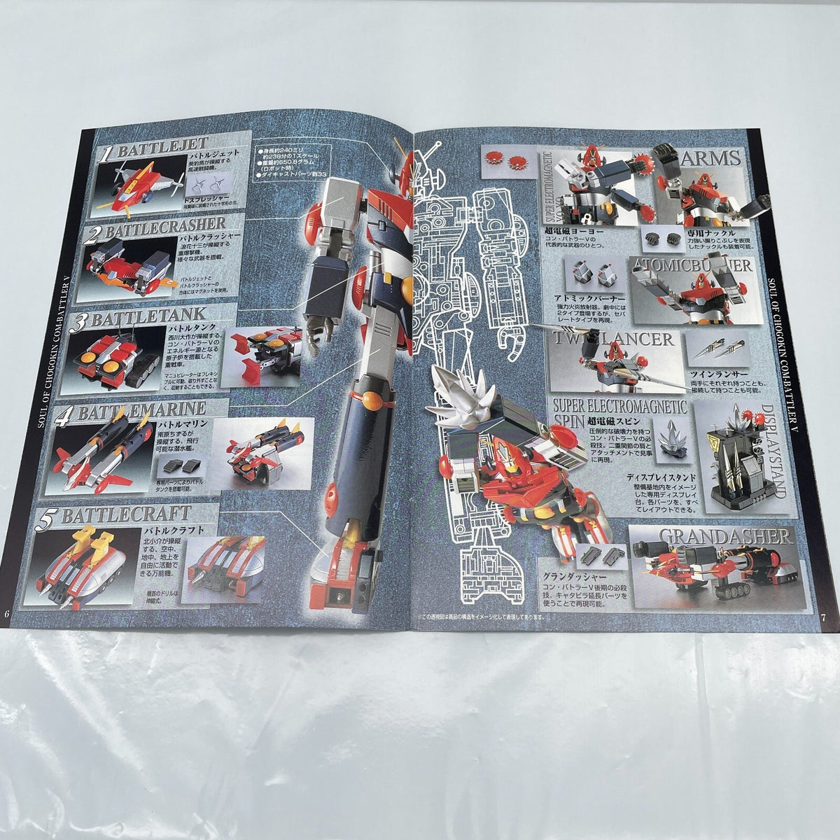 Soul of Chogokin GX-03 Combattler V Bandai Die Cast Action Figure Japan Import