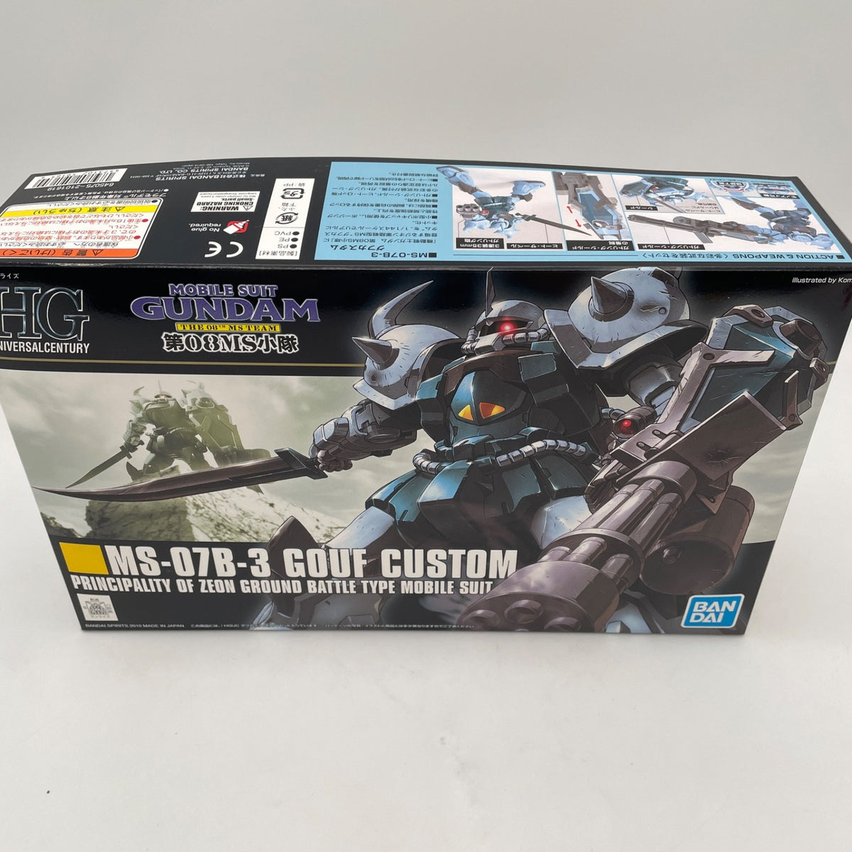 HGUC 1/144 MS-07B3 Gouf Custom Mobile Suit Gundam the 08th MS Team BANDAI JP