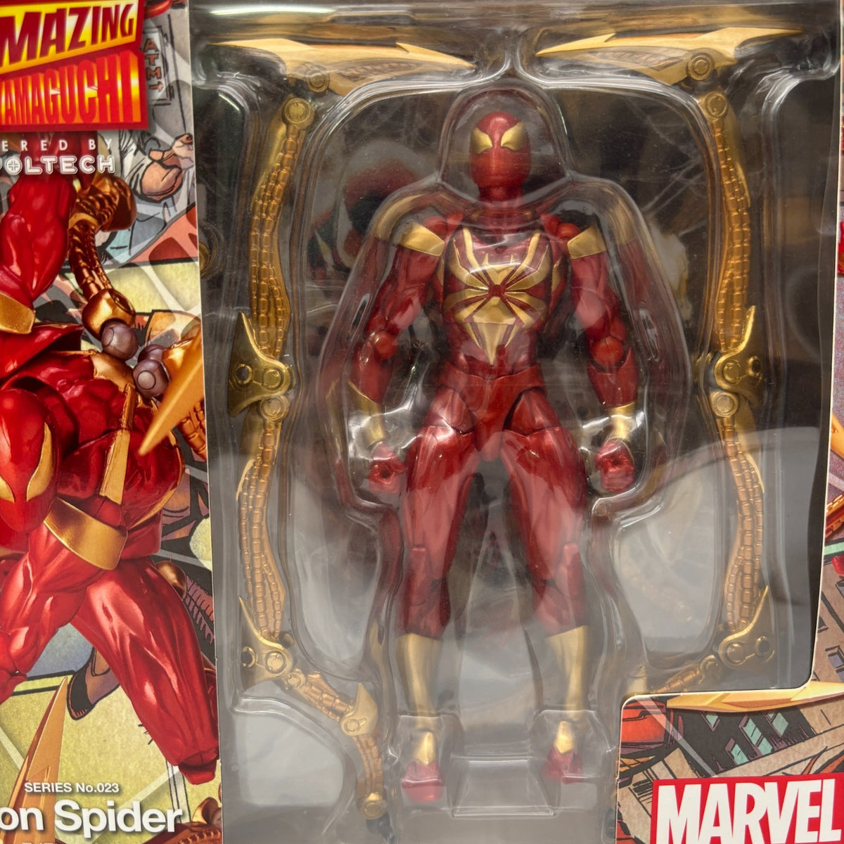 Figure Iron Spider Complex AMAZING YAMAGUCHI Revoltech Japan KAIYODO