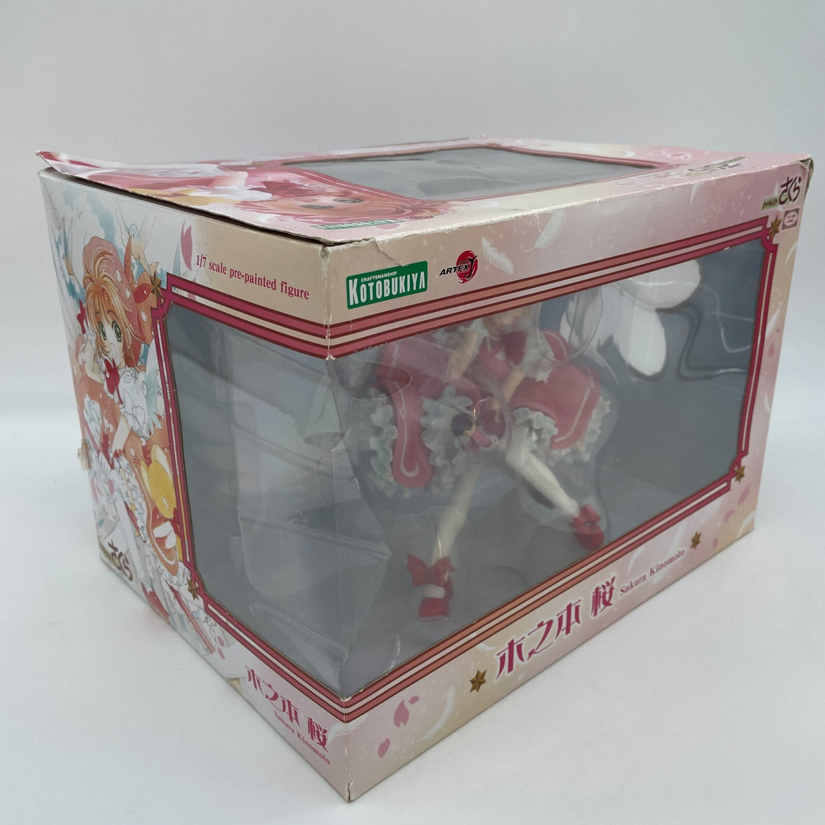1/7 ARTFX J Card Captor Sakura Kinomoto Sakura PVC Painted Figure Jp KOTOBUKIYA