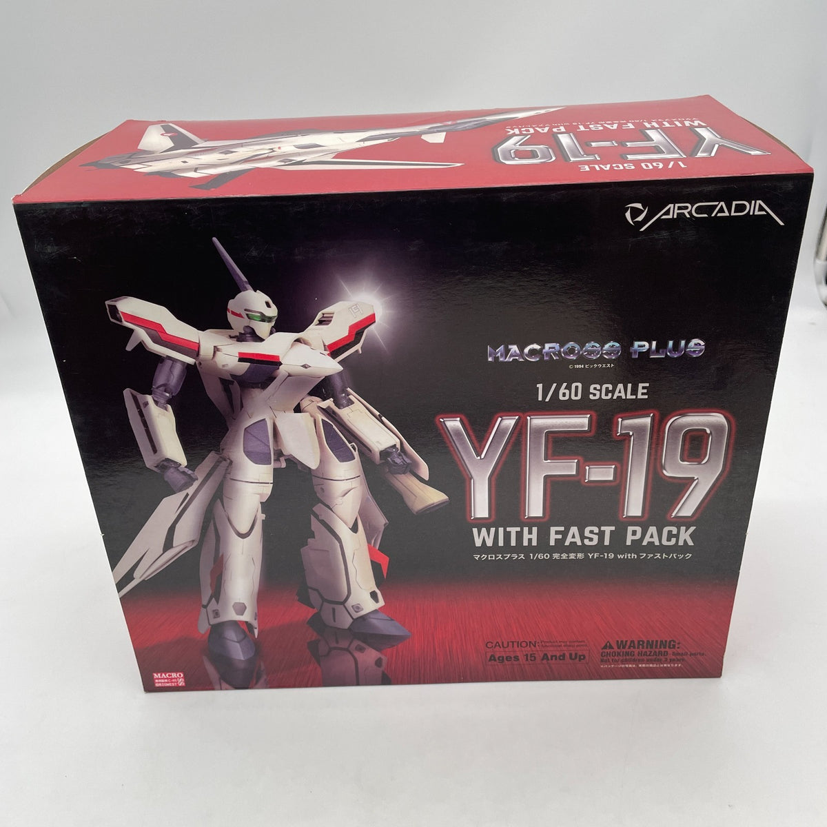 Macross Plus 1/60 Perfect deformation YF-19 with Fast Pack Action Figure Arcadia