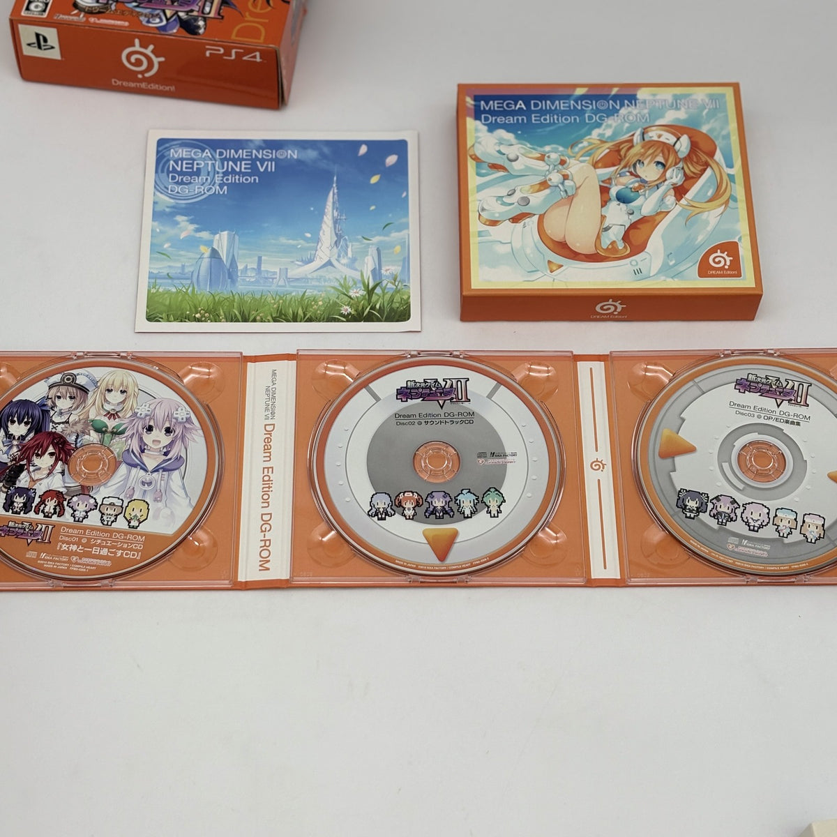PS4 Hyperdimension Neptune Neptunia VII Dream Edition Box w/ Soundtrack Japan
