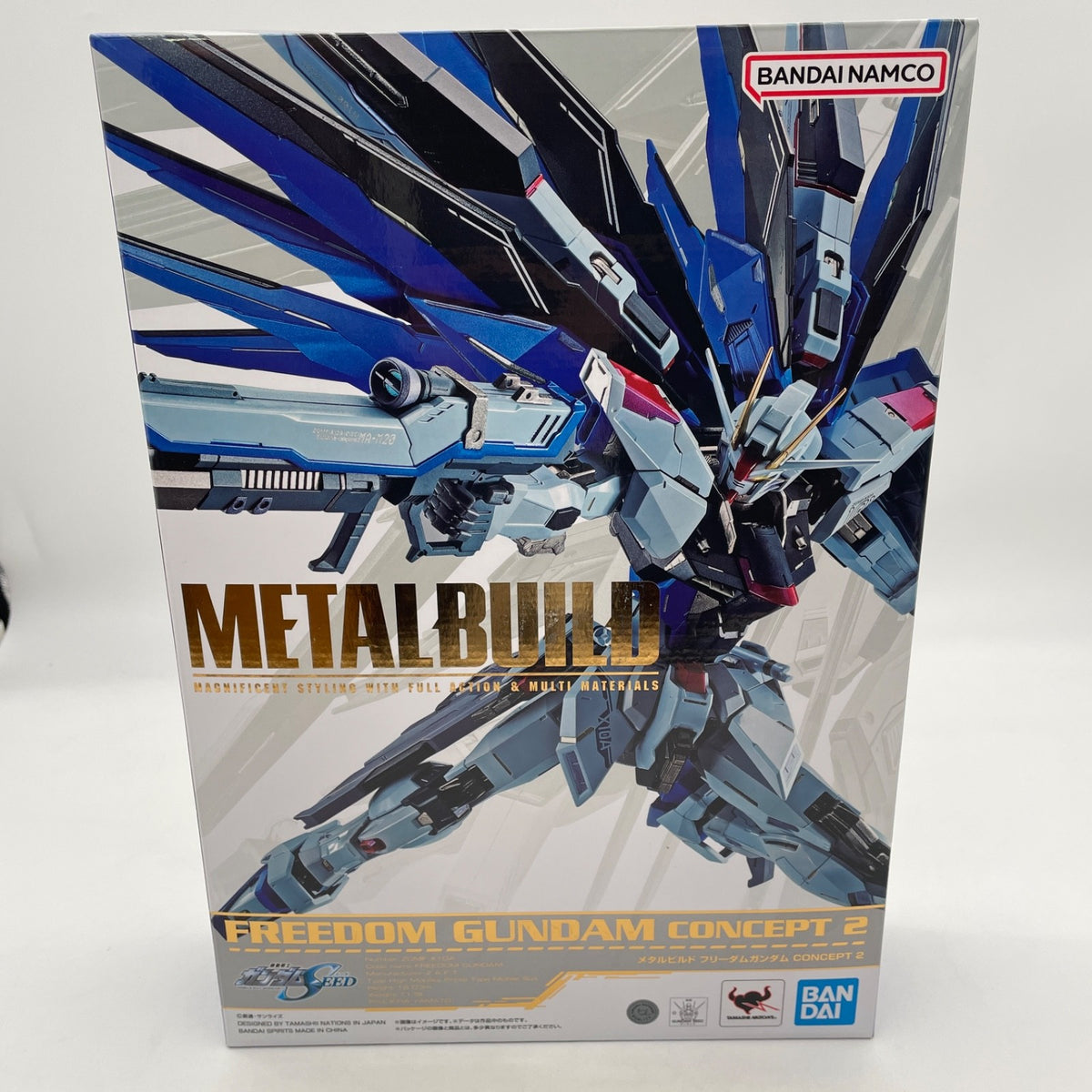 Freedom Gundam CONCEPT2 Action Figure METAL BUILD Mobile Suit Gundam SEED Bandai