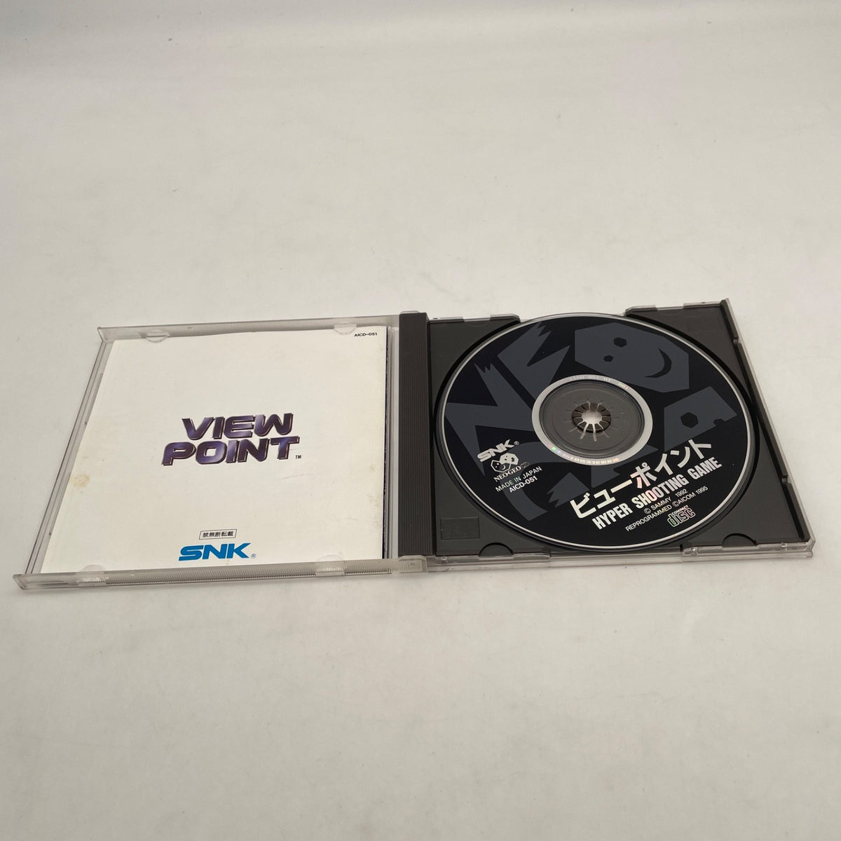 SNK Neo Geo CD View point w/ Manual Case Japan Import