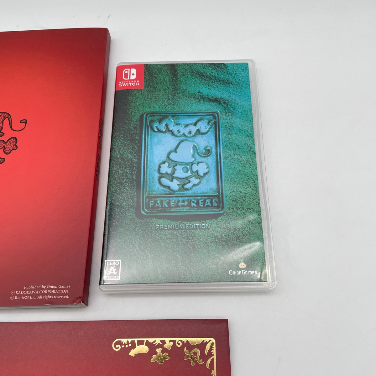 Nintendo Switch Moon PREMIUM EDITION Software w/CD Art Works Cards Japan