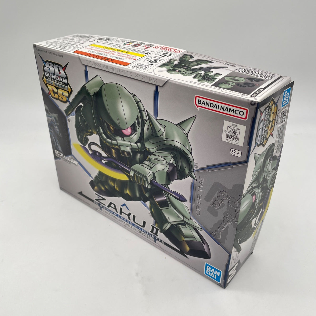 SD Gundam Cross Silhouette MS-06F Zaku II Model Kit Series No 04 BANDAI JP
