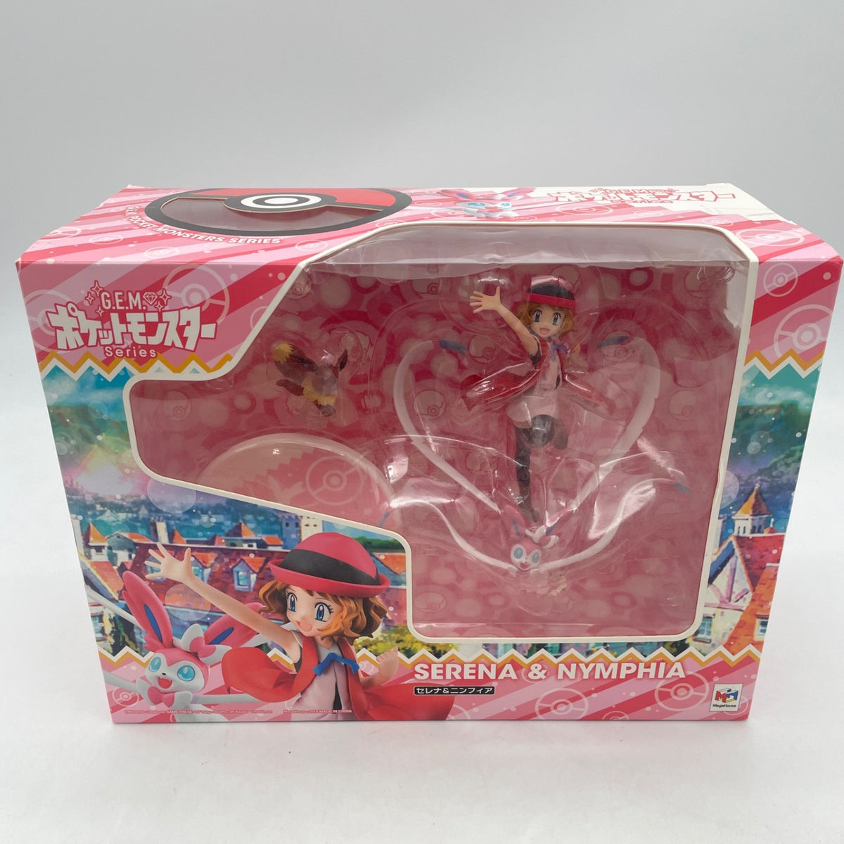 MegaHouse G.E.M. Series Pokemon Serena & Sylveon Figure