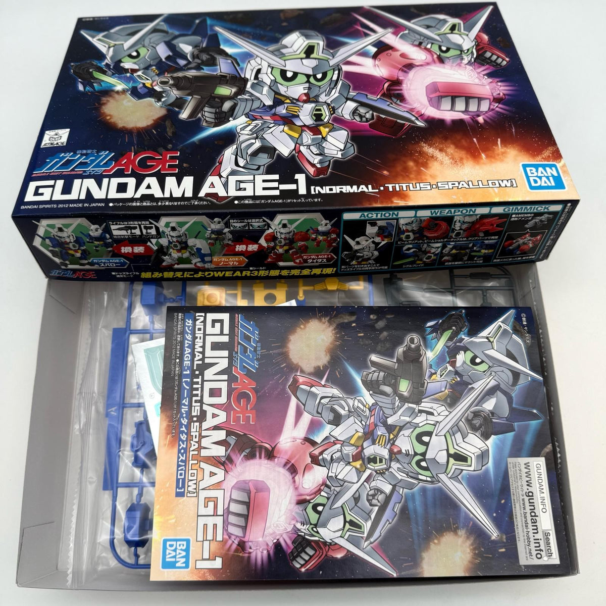 bandai BB369 Gundam Age-1 normal titus spallow japan Model Kit